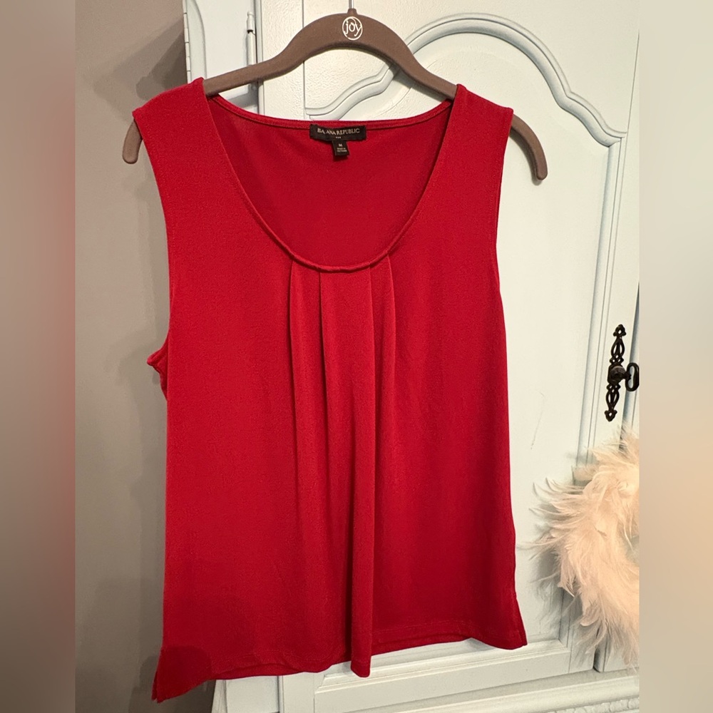 Banana Republic Vibrant Red Tank Top